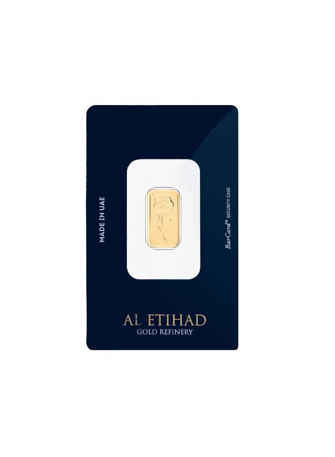 ETIHAD 1 gram 999.9 Pure Gold Bar AL ETIHAD - Image 1