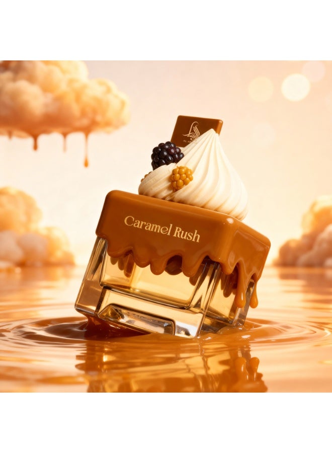 Al Absar Caramel Rush Perfume 100ML - Eau de Parfum For Him & Her - Sweet Gourmand Vanilla Amber Long Lasting Perfume - Image 3