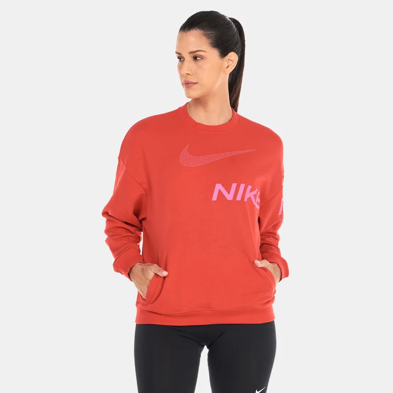 Nike Women's Dri-FIT Get Fit Graphic Crew Sweatshirt