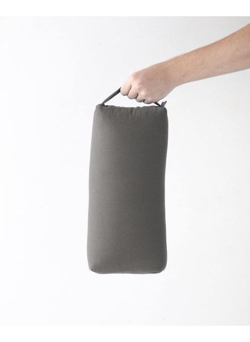Prana Rectangular Yoga Bolster Pillow with Carry Handle, 15-Inch Size, Solstice