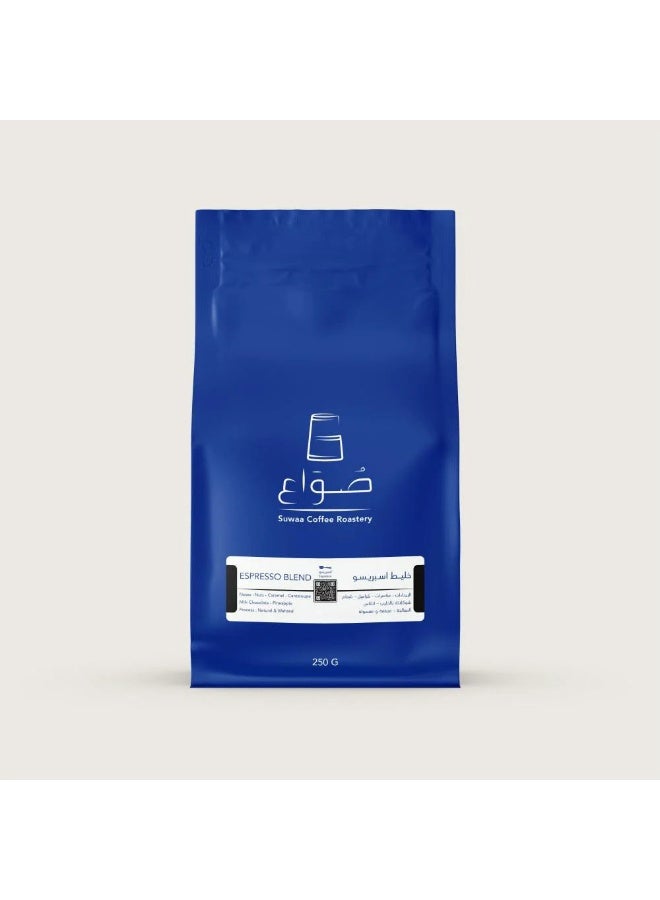 Suwaa Coffee Beans Espresso Blend Natural Washed 250 gm
