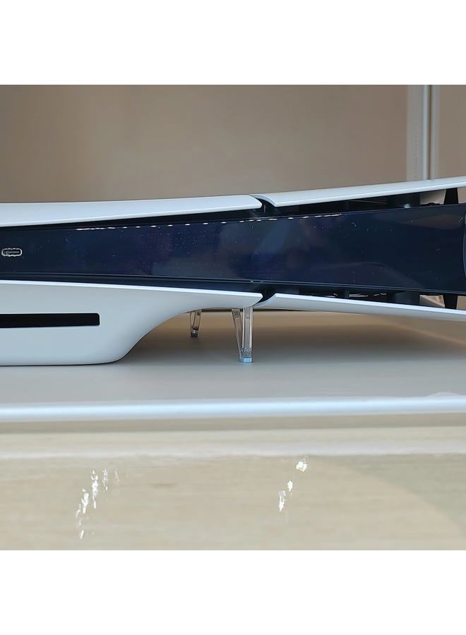 XBERSTAR Stand for PS5 Slim and Pro - Cooling Feet Horizontal Placement Bracket Holder Compatible With Slim Console (Disc Edition-A Anti-Slip) - Image 3