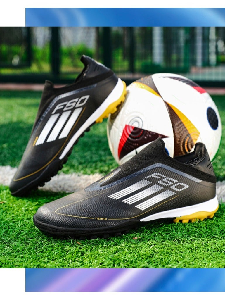 SKT Shiketro Laceless Football Shoes For Men And Women, Youth, Broken Nails, Long Nails, Competition Training Shoes, Portable And Non-Slip Outdoor Sports Shoes  - Image 5