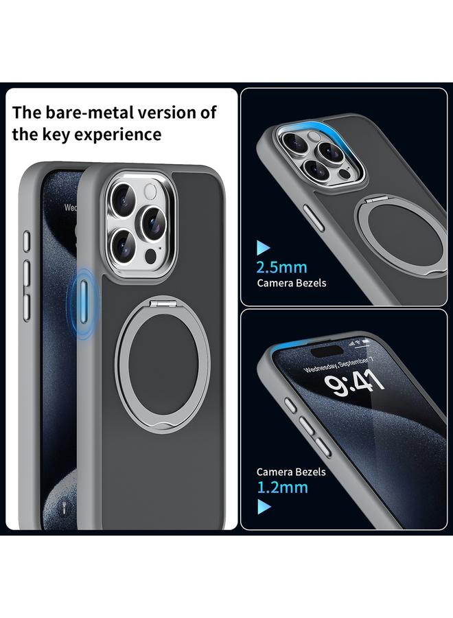 Zaboon Case For iPhone 13 Pro Max Skin Feel Frosted MagSafe Magnetic Holder Phone Case - Image 4