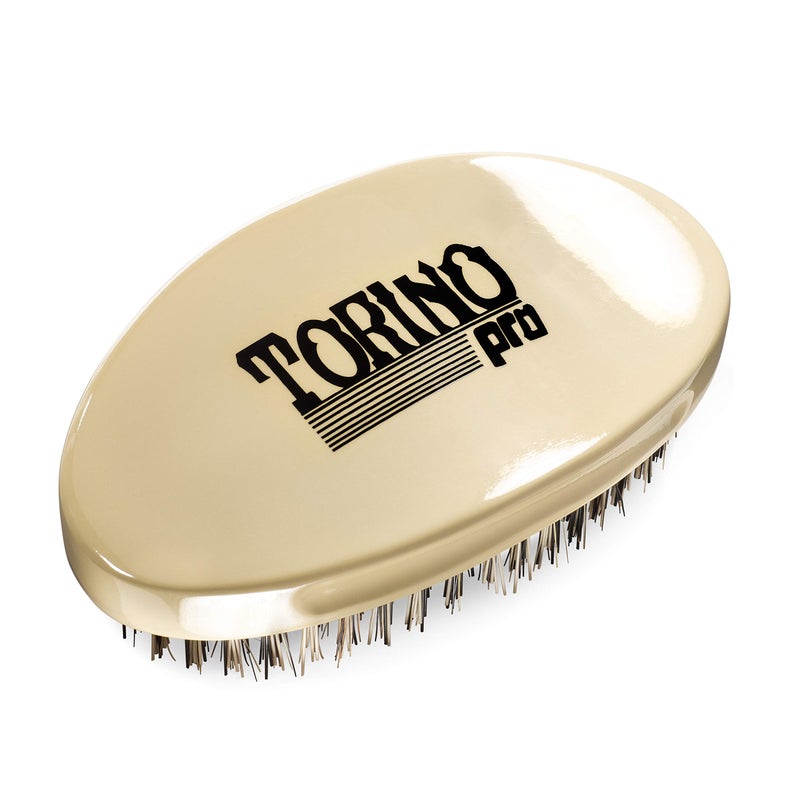 TORINO PRO WAVE BRUSHES BY BRUSH KING Torino Pro Wave Brush #1510 - By Brush King - Curved, Hard Palm/Military 360 Waves - Image 2