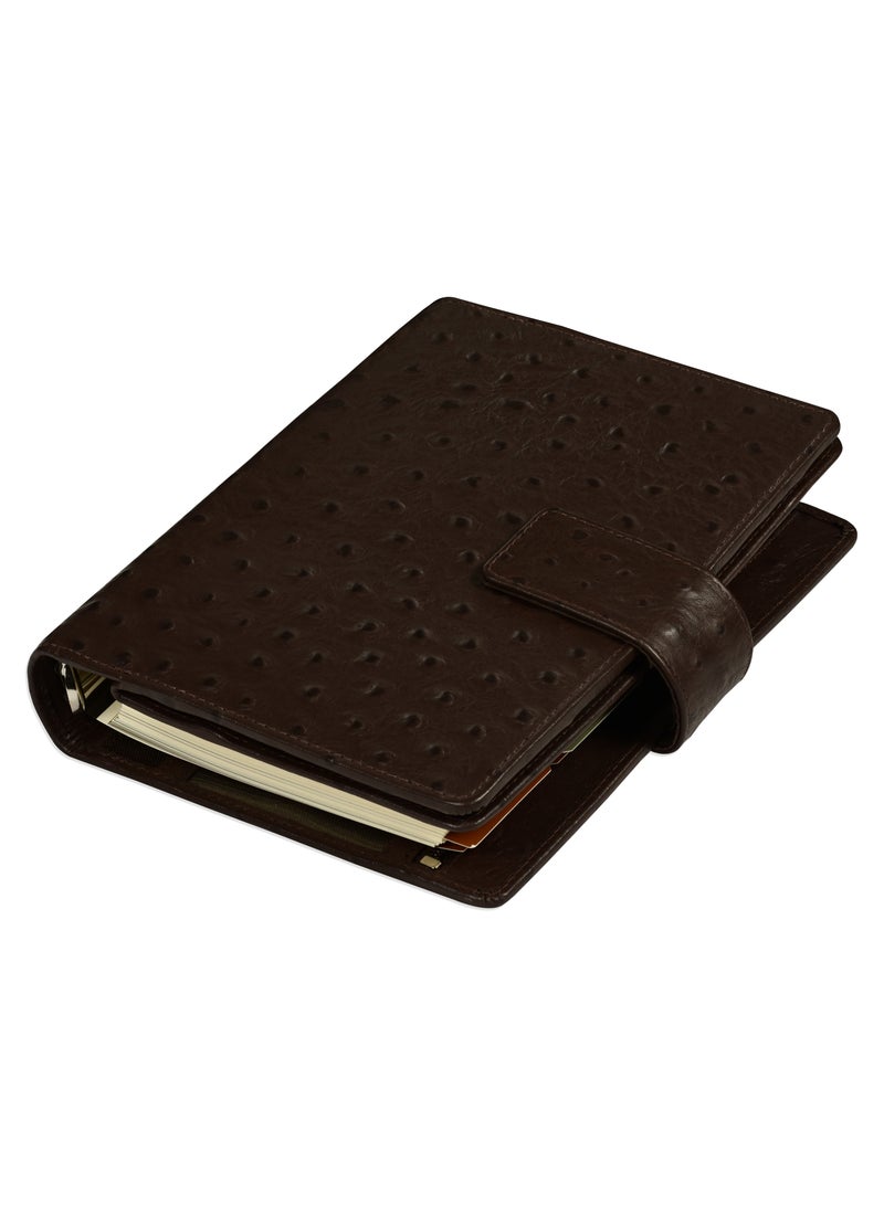 FIS منظم جلد FIS® "ستروثيو" ومجلة نشاط، الحجم: (11x17 سم)، اللون: بني_ FSORLO4BR - Image 2