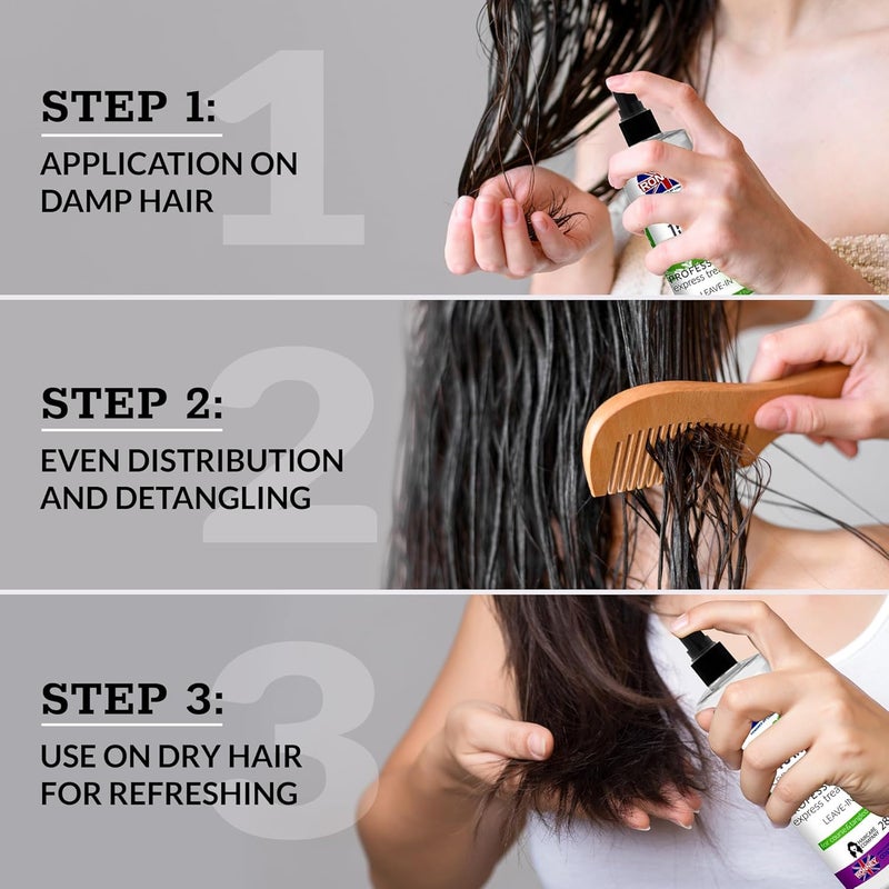 Ronney 15in1 Leave in Conditioner Spray for Glossy Hair | Hair Detangling Spray & Heat Protector - Moisturise & Nourish | Professional Leave-in Hair Conditioner for Curly Hair - Shine Spray - Image 4