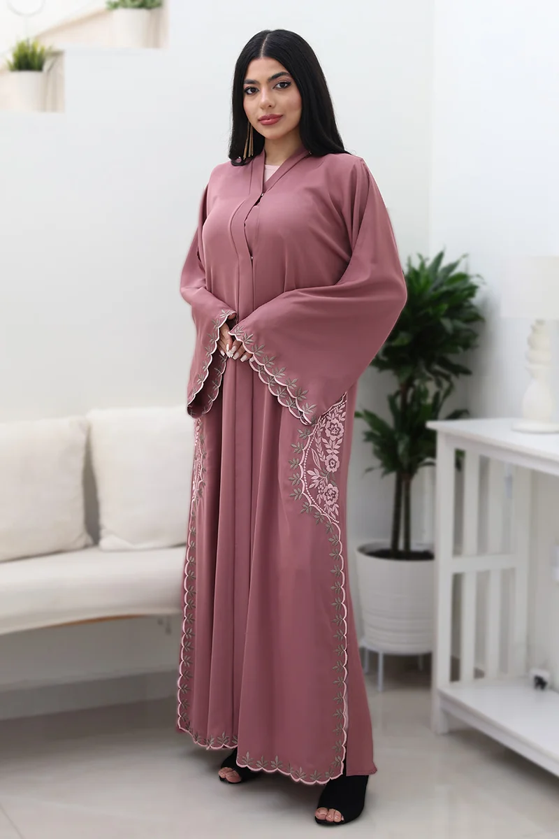 النخبة Dusty Rose Dream Abaya-747