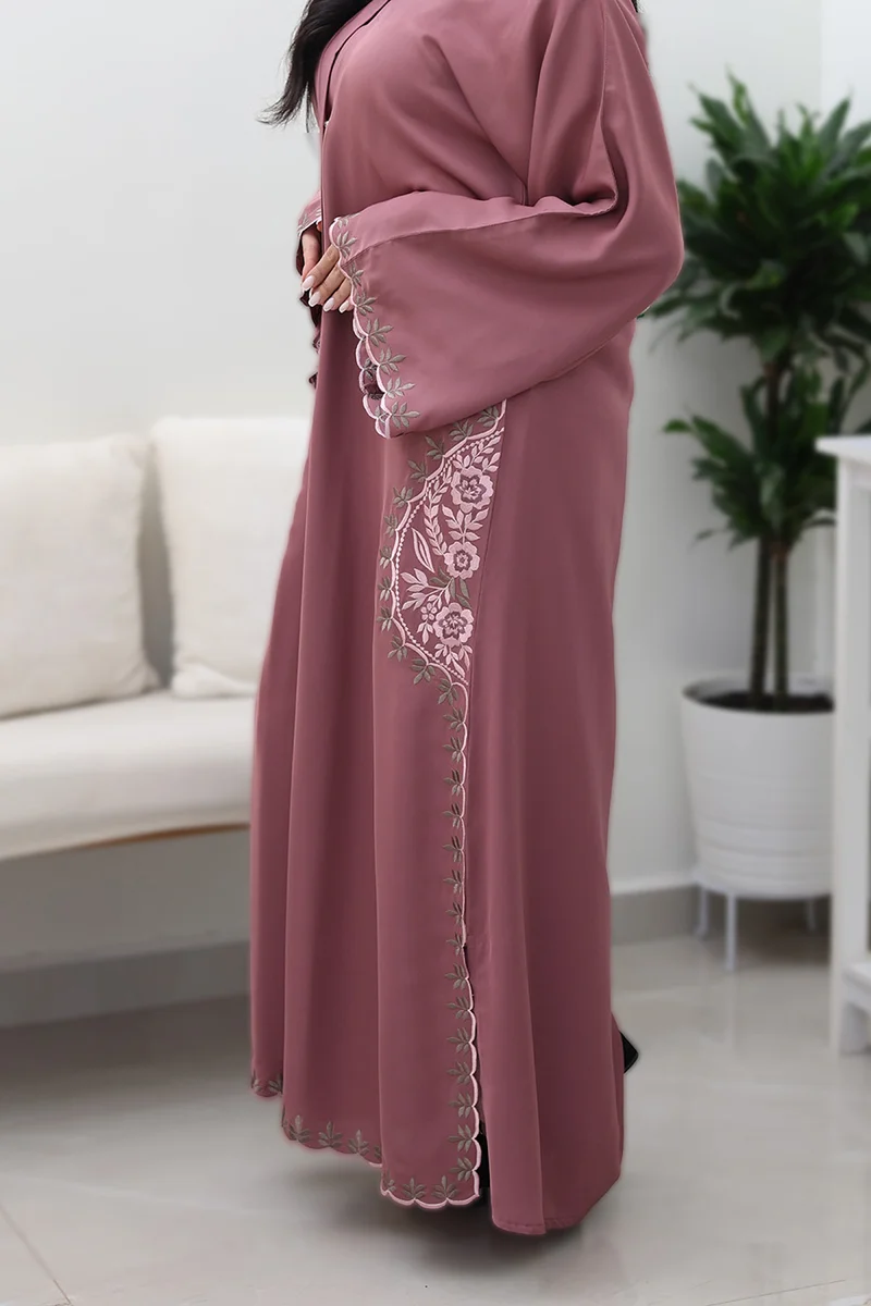 النخبة Dusty Rose Dream Abaya-747