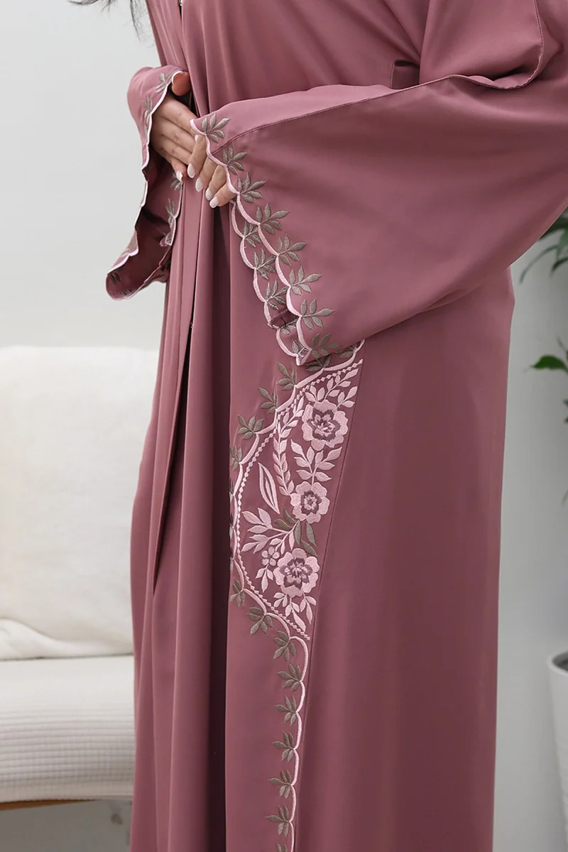 النخبة Dusty Rose Dream Abaya-747