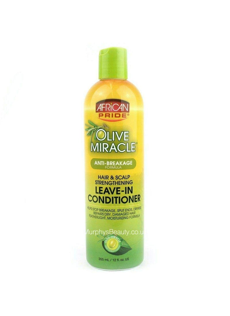 African Pride African Pride Olive Miracle Leave-in Conditioner, 12 Ounce 