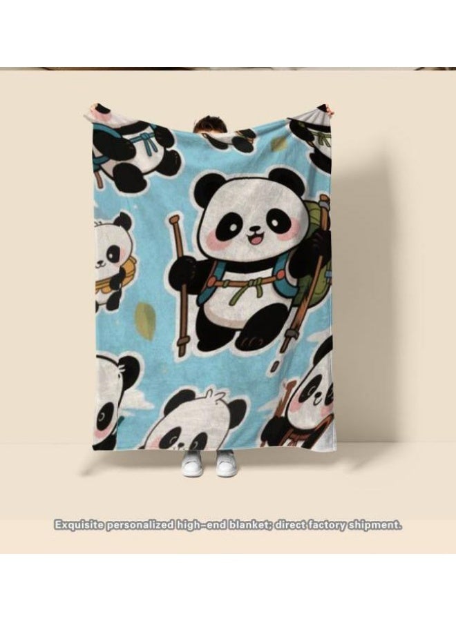 general Baby and children's cartoon flannel thin blanket (warm and comfortable, suitable for sleep, game use) 70cm*100cm - 909 - Image 2