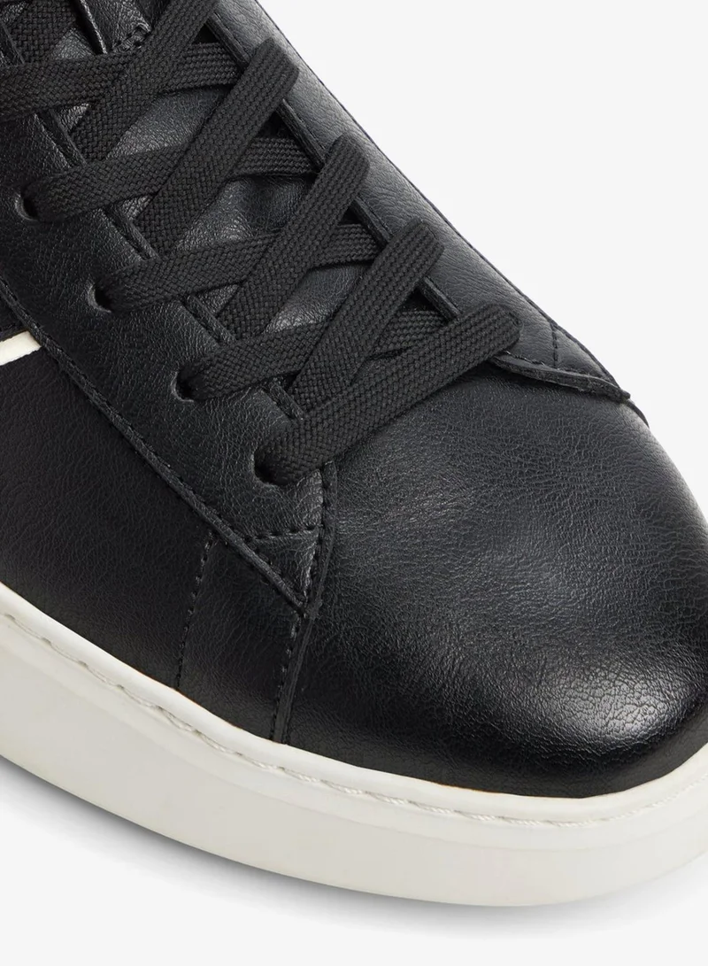 ALDO  Paxon Black Low Top Sneakers for Men | Best Price UAE