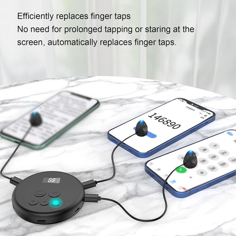 Naroote Phone Screen Auto Clicker, Rechargeable Automatic Tapper, High Stability Clicker with Games & Live Broadcasts Support, Ideal for Screen Tapping Touch Operations - Image 3