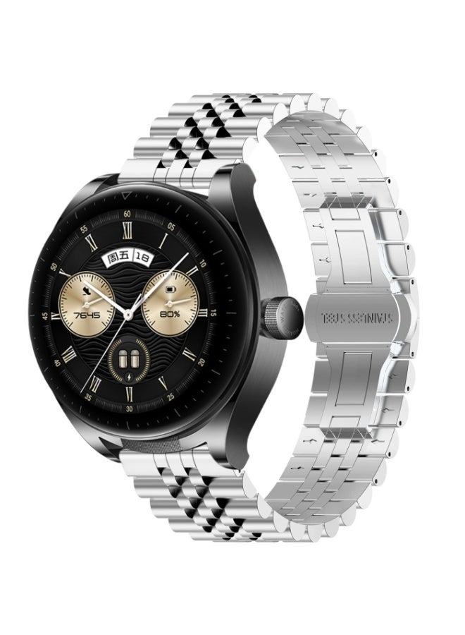 erorex Stainless Steel Replacement Strap for Smartwatch – Luxury Metal Band - Image 1