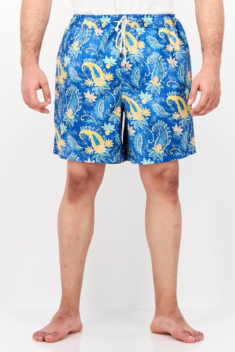 DOCKERS Men Inseam Allover Print Swim Shorts, Multicolor  - Image 1