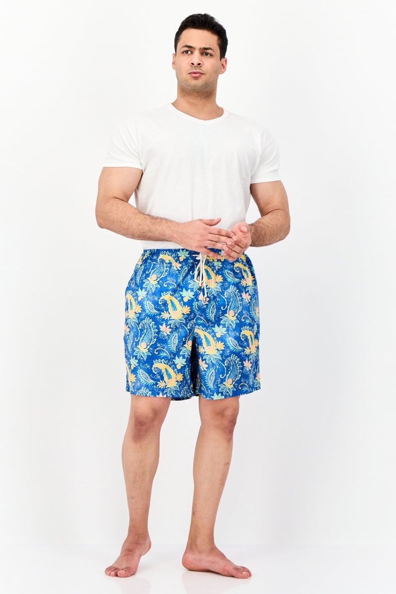 DOCKERS Men Inseam Allover Print Swim Shorts, Multicolor  - Image 4