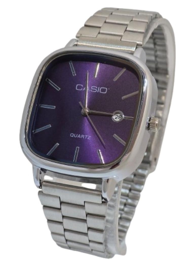 كاسيو ساعة كاسيو للجنسين LTP-E117D انالوج ستانلس ستيل -فضي - Image 1