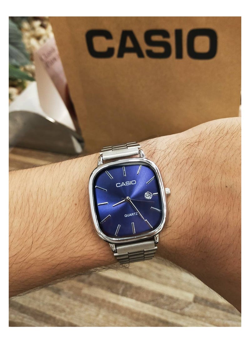 CASIO Casio Watch for Unisex LTP-E117D Analog Stainless Steel -Silver  - Image 4