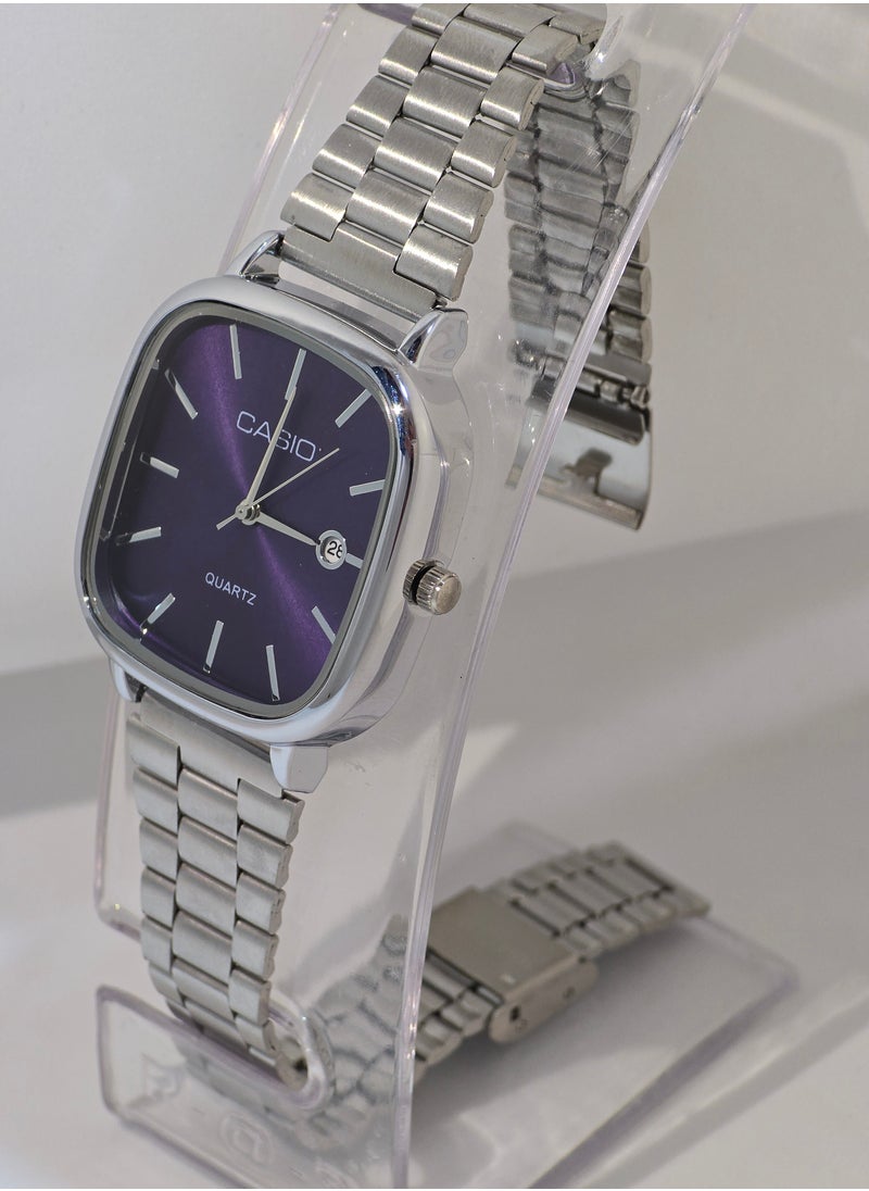 CASIO Casio Watch for Unisex LTP-E117D Analog Stainless Steel -Silver  - Image 3