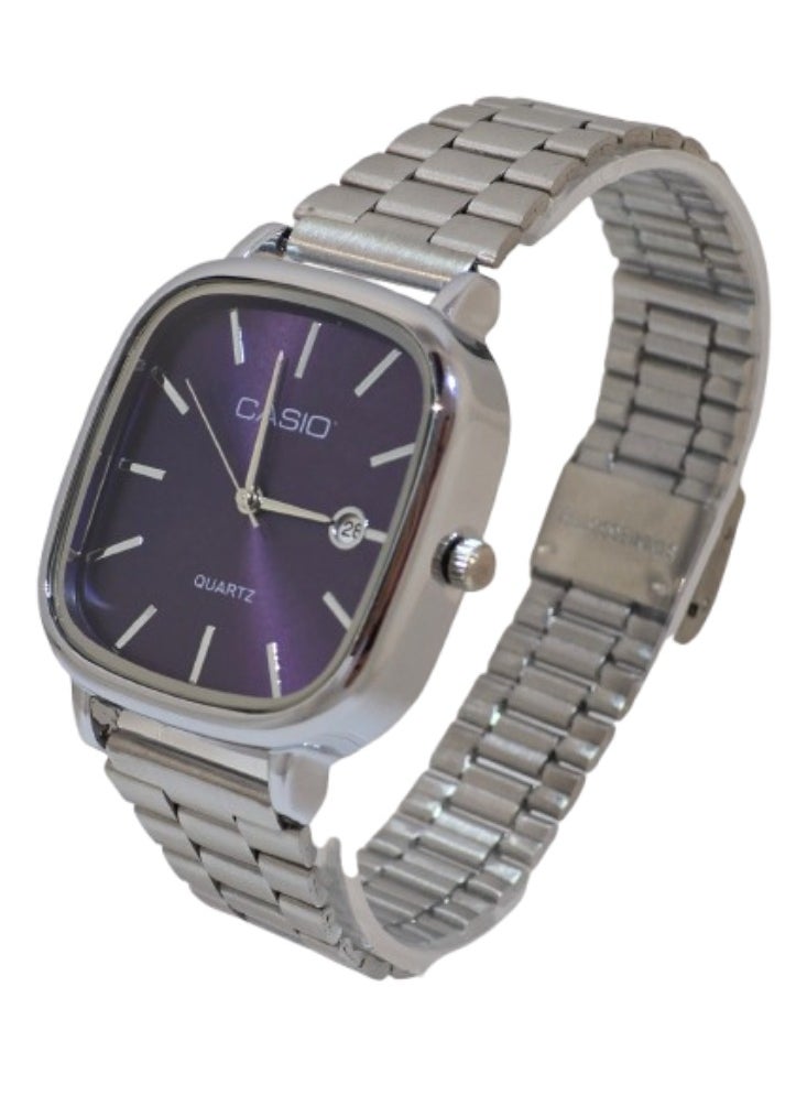 CASIO Casio Watch for Unisex LTP-E117D Analog Stainless Steel -Silver  - Image 2
