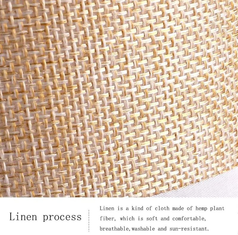 LINJIE Bedside Table Lamp, Bedroom Decorative Small Lamp, Wooden Lamp With Fabric Lampshade Small Table Lamp, Applicable To The Room, Living Room, Office, - Image 5