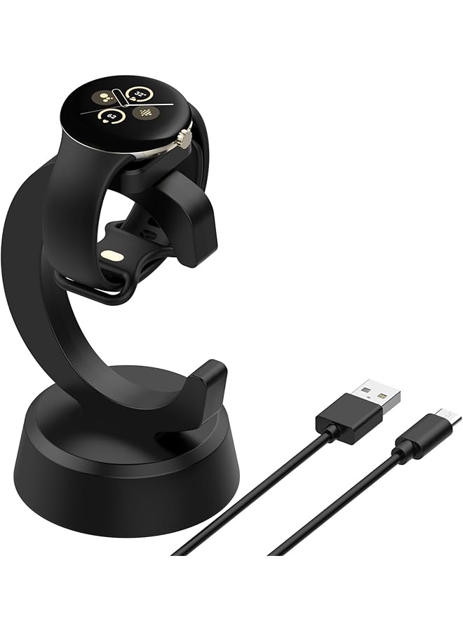 erorex Compatible With Google Pixel Watch 3 Charging Stand Replacement Usb Type C Charger Charging Dock Cable Compatible With Google Pixel Watch 3  - Image 1