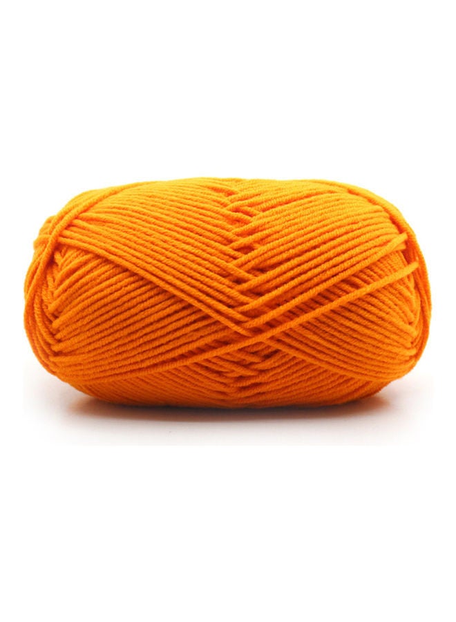 NIBEMINENT Cotton Yarn Crochet Orange