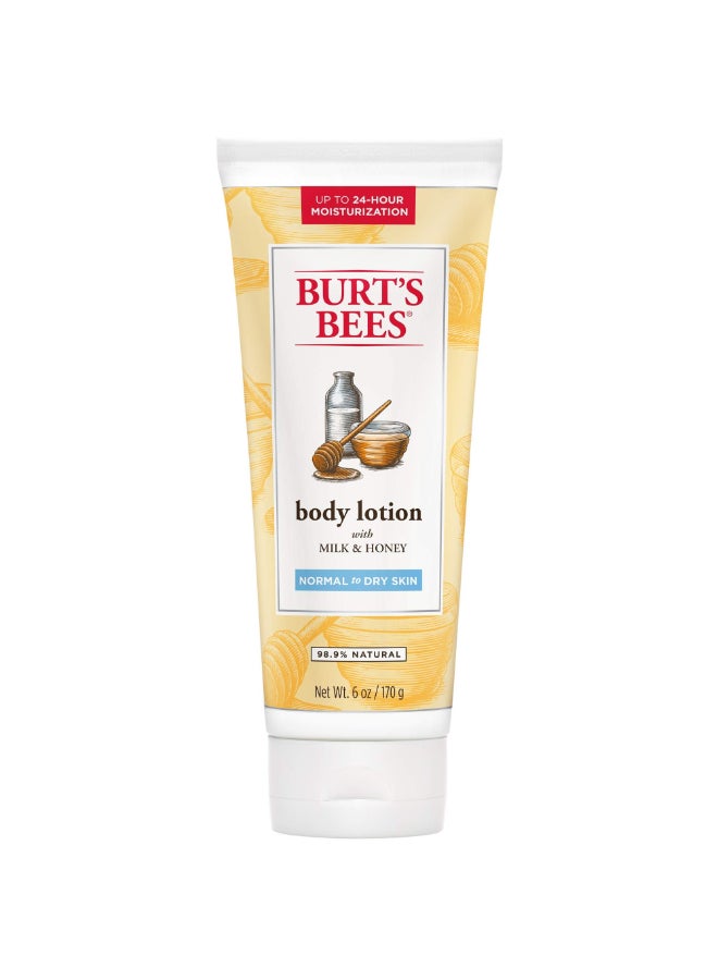 Burt's Bees Burts Bees Naturally Nourishing Milk Honey Body Lotion 6 oz Pack of 2 - Image 3