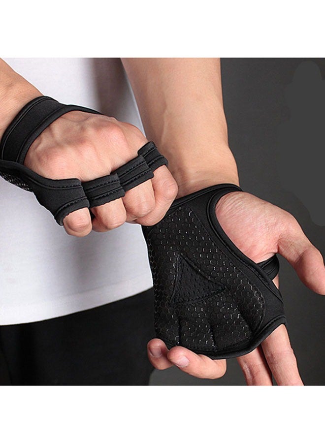 Ant Weight Lifting Workout Gloves, Non Slip and Callus Resistant Breathable Weight Lifting Gloves, Elastic Adjustable Compression Wrist Guards for Gym Fitness Cross Training Hand Support Weightlifting L  - Image 5