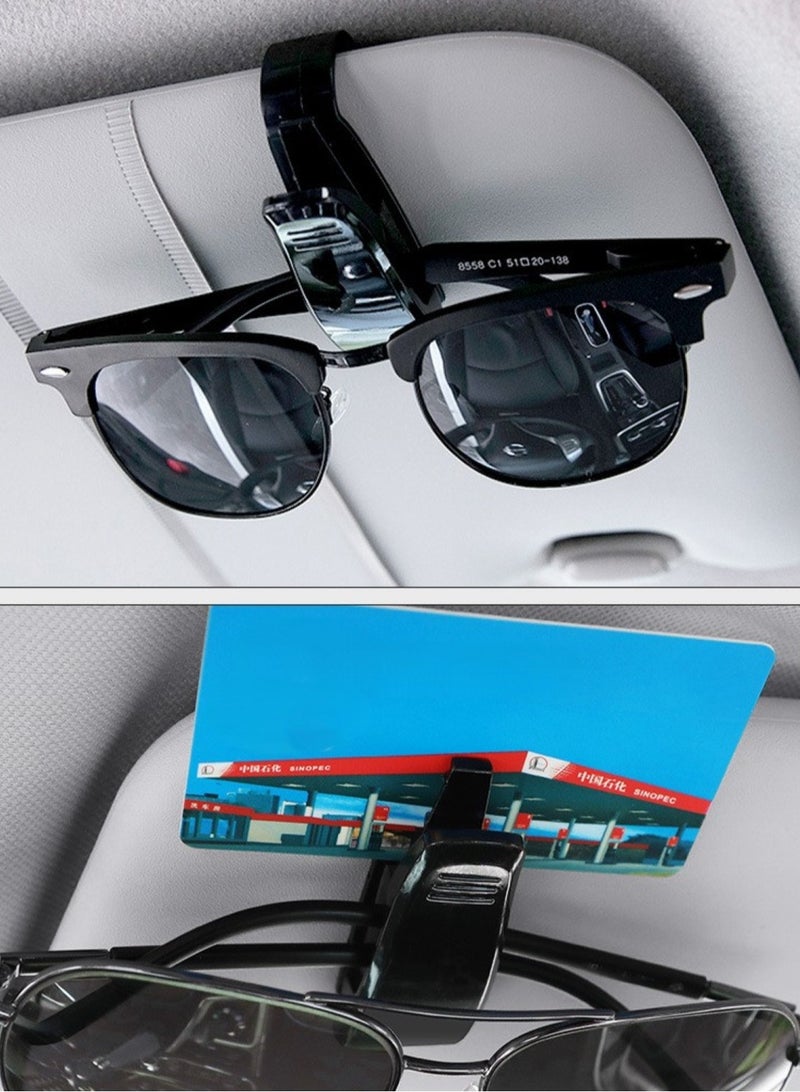Huitich Multifunctional Car Sunglasses Holder Clip for Sun Visor 6.5 x 2.3 x 3.5 cm  - Image 5