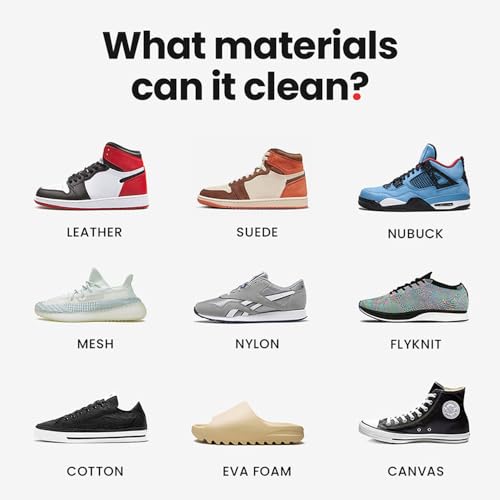 SHOEGR Ultimate Shoe Cleaning Kit for Sneaker, Nubuck, Canvas, Knit, Trainers & Suede | Multi-Material Care Set with Premium Solution, Deep Clean Brushes, Microfiber Towel - Image 5