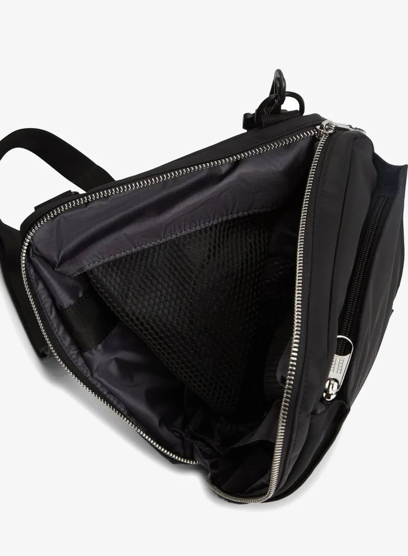 Tommy Jeans Black Logo Crossbody Reporter Bag for Men | Best Price UAE