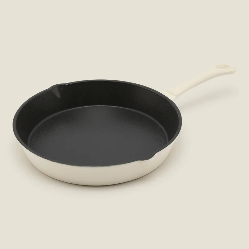 Simply Kitchen CAST IRON FRY PAN 25CM CREAM