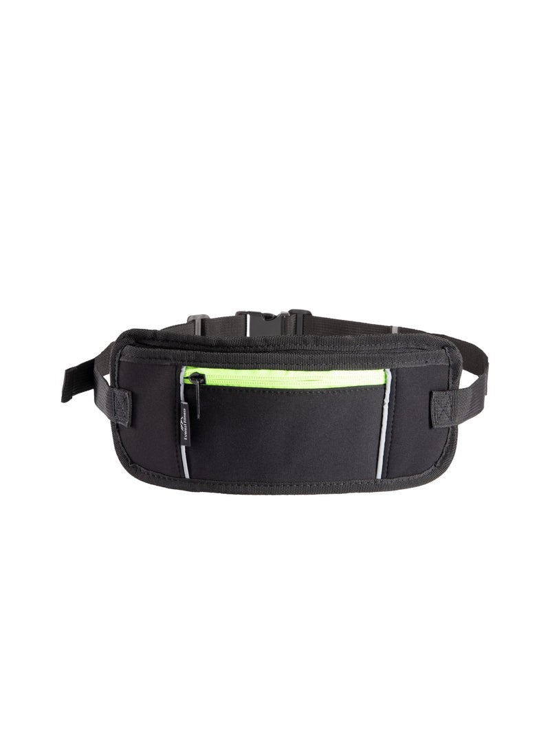 SYOSI - Running Belt WaistPacks, Waistbelt for Phone & Money Holder With Reflector Strips Bungee Belts with Pockets for Running Hiking Cycling Workout Jogging - Image 1