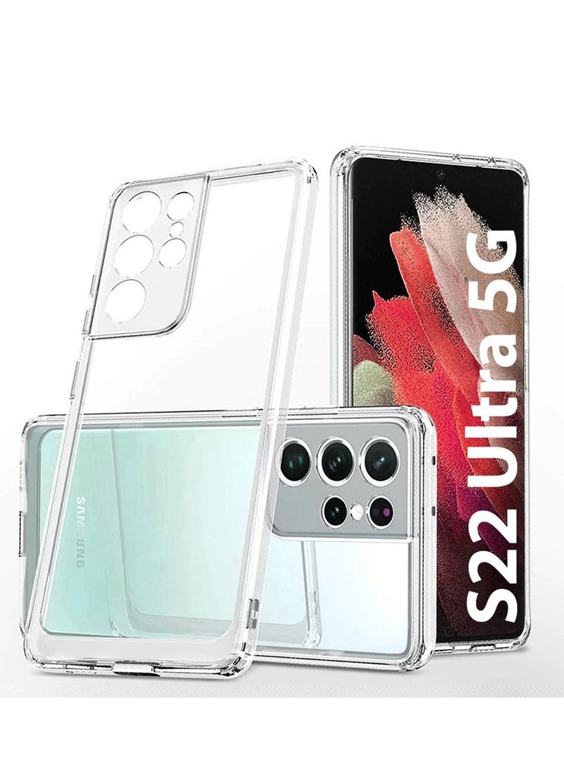 MOCOM Samsung Galaxy S22 Ultra Clear Cover Case Transparent Case For S22Ultra