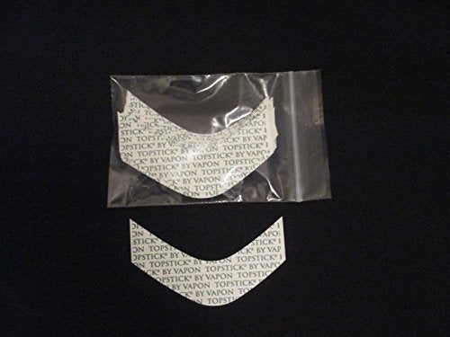 Vapon Topstick Custom Cut Front "B Curve" (100 Double-Sided Strips) Clear Hairpiece Tape 3" - By Vapon - Image 2