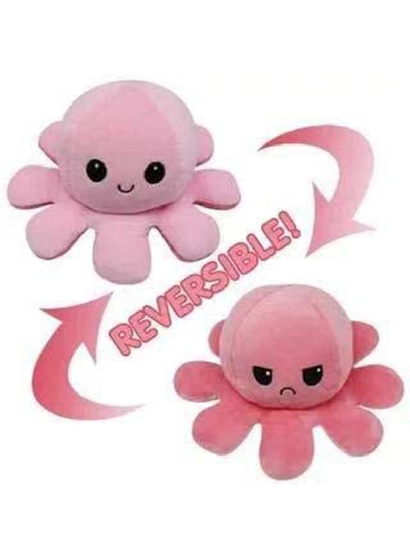 GT-Wheel Cute Doublesided Octopus Flip Plushie Reversible Plush Stuffed Animals Doll Creative Toy  - Image 1
