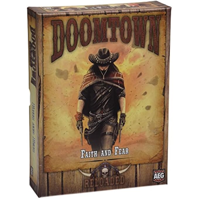 AEG Games Alderac Entertainment ALD05905 Doomtown Reloaded Expansion Faith and Fear Board Game - Image 1