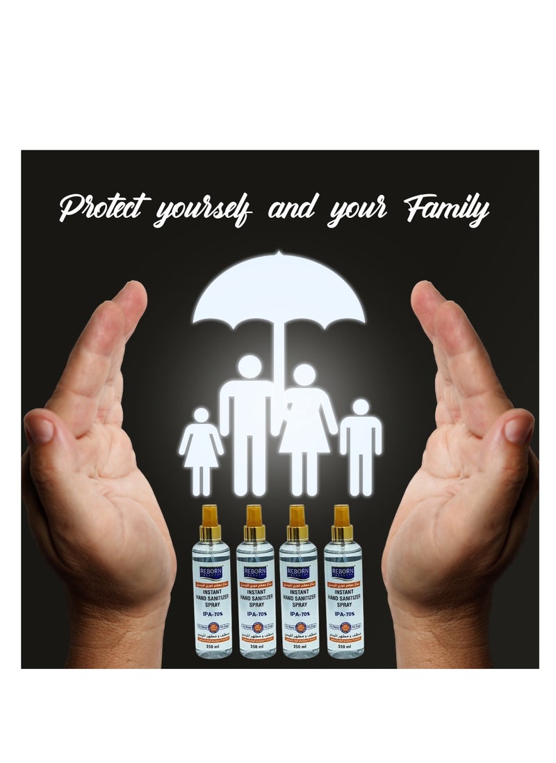 Reborn Beauty - Reborn Beauty Instant Hand Sanitizer Spray 250ml - Image 1