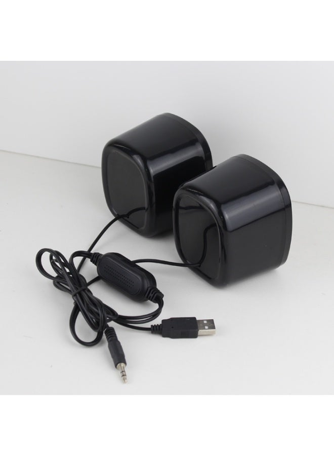 Kisonli X11 USB 2.0 Multimedia RGB Speaker Portable Stereo PC Laptop Speaker with 3.5mm AUX and LED Light - Image 5