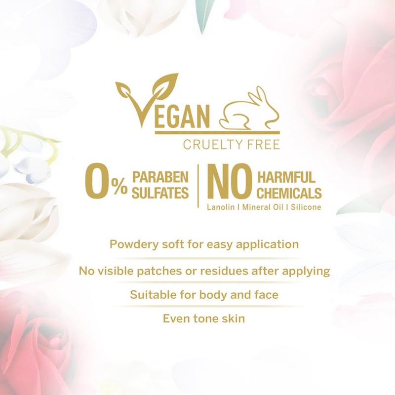 Yardley London Perfumed Talc, Red Roses, 8.8 oz, 250 g - Image 5