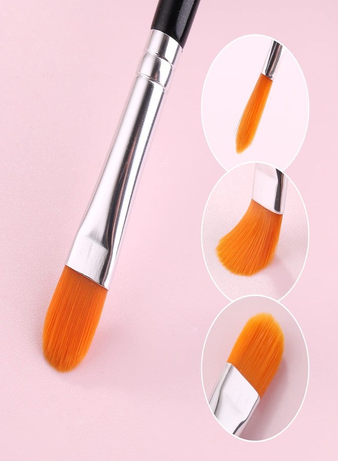 IPRESTA Flat Concealer brush Brow Brush Black Single Brushes Eye Shadow Primer Applicator Brush for Blending, Small Makeup Brush Concealer Brush Eyeshadow brush - Image 4