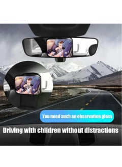 Hihonor Car Baby Safety Rearview Mirror Inside Rearview Mirror Car Baby Rotation Child 360°  Rearview Monitor  - Image 3