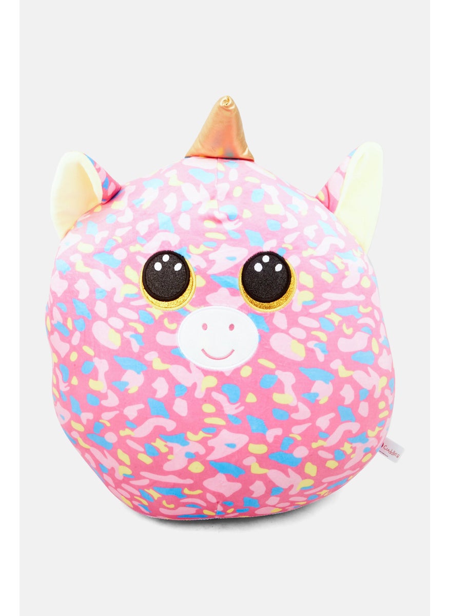 Cuddles 16 Inch Unicorn Plush Toy, Pink Combo  - Image 1