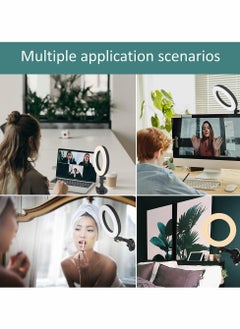 Excefore USB LED Ring Light for Laptop, Computer Monitor, Desk, Wall, and Mirror with Suction Cup  - Image 5