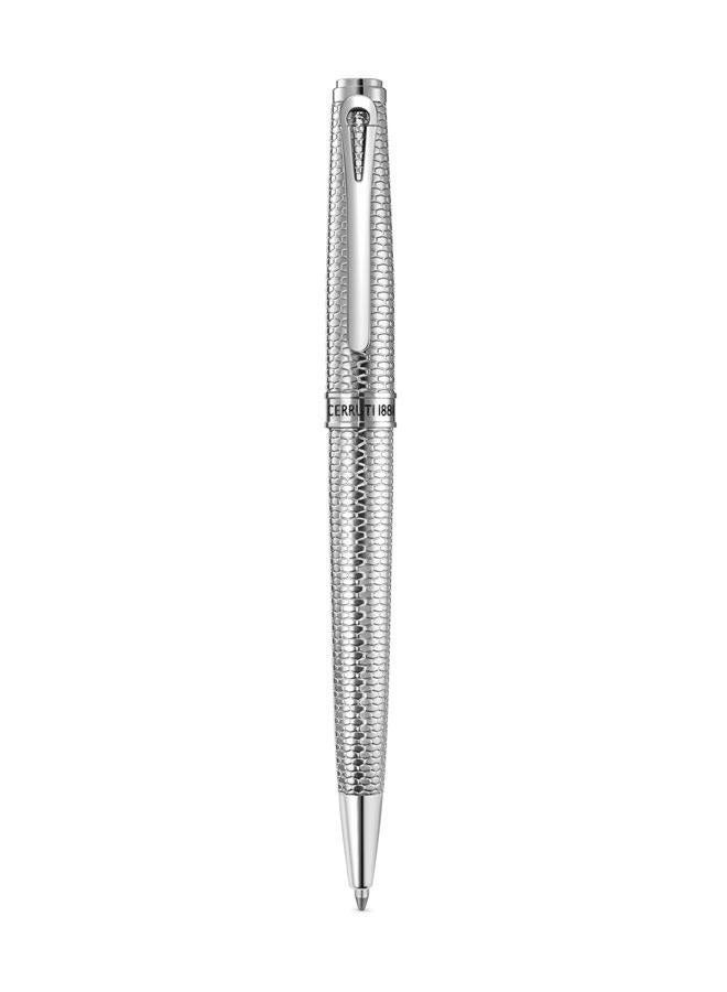 CERRUTI 1881 Silver Patterned Pen Elegant Design - Image 1