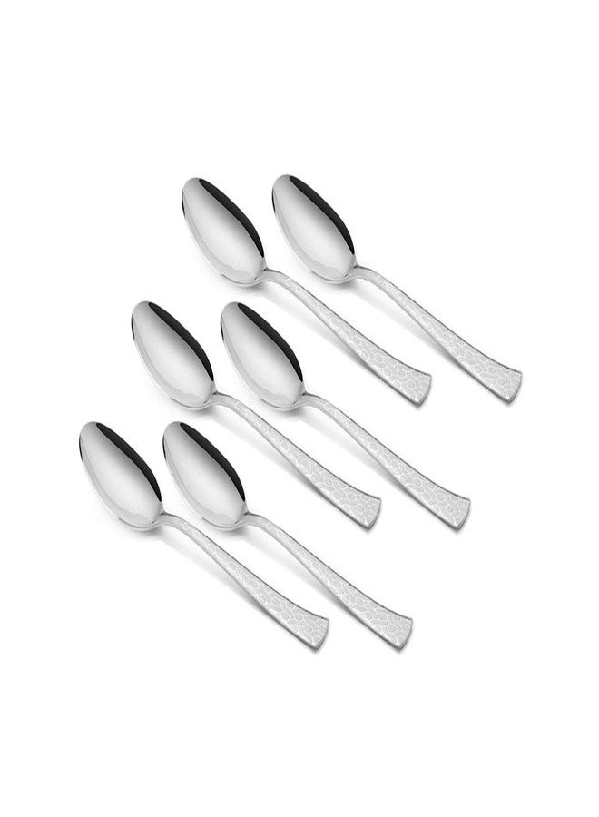 FNS Montavo by FnS Pacific Stainless Steel Tea Spoon (Set of 6) for Tea, Coffee and Spices - Image 1