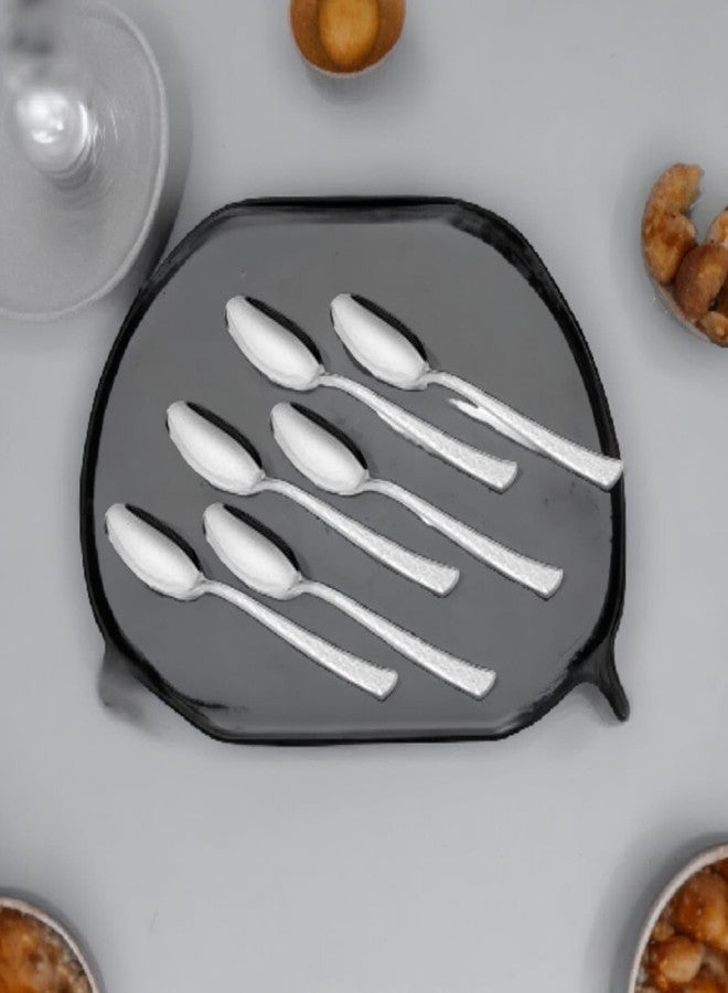 FNS Montavo by FnS Pacific Stainless Steel Tea Spoon (Set of 6) for Tea, Coffee and Spices - Image 3