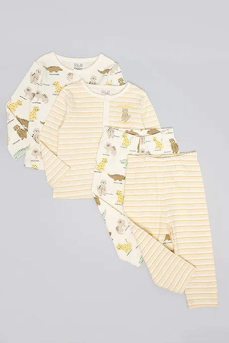 R&B 4 Piece Printed Clothing Set